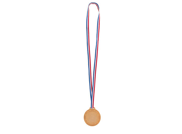 Vinnermedaljer - Gull, sølv, bronse 3 Medaljer i plast med snor - 6cm 