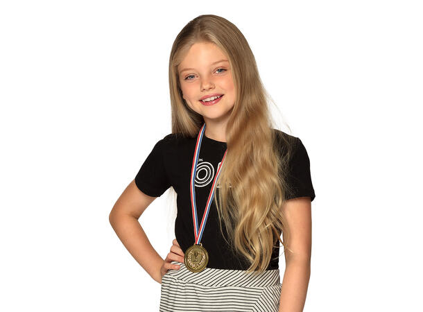 Vinnermedaljer - Gull, sølv, bronse 3 Medaljer i plast med snor - 6cm 