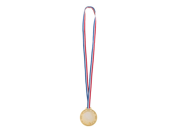 Vinnermedaljer - Gull, sølv, bronse 3 Medaljer i plast med snor - 6cm