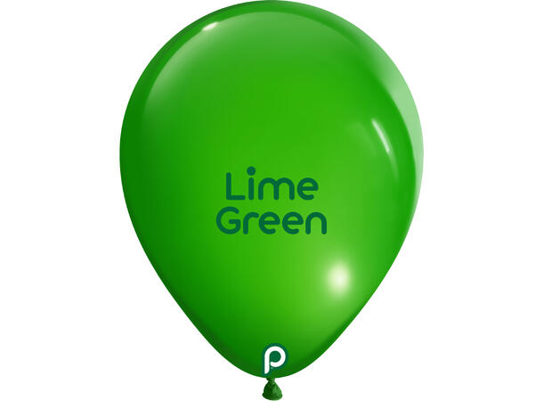 11R - Lime Green 100 Gummiballonger - 28cm (11")