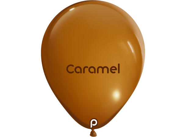 18R - Caramel 25 Gummiballonger - 45cm (18")