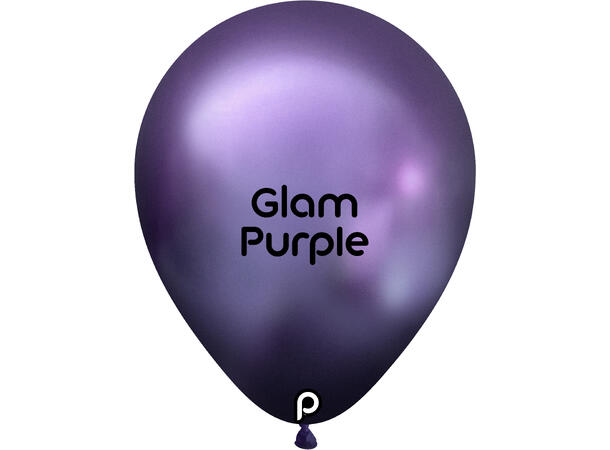 18R - Glam TM Purple 25 Gummiballonger - 45cm (18")