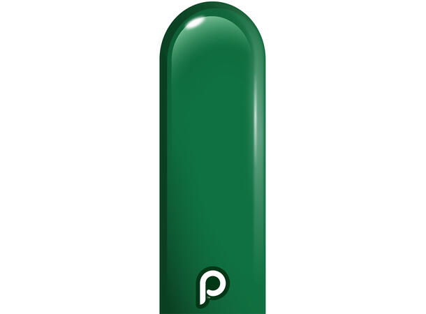 260P - Dark Green 50 Gummiballonger til figurer - Neck up