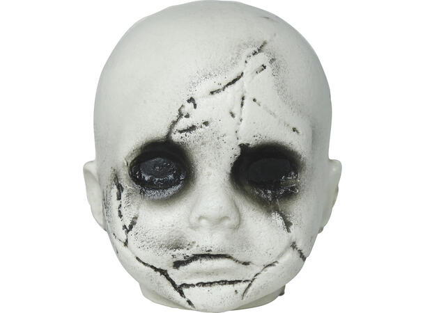 3 Skumle dukkehoder 3 Dekorasjoner i PVC - 10cm 