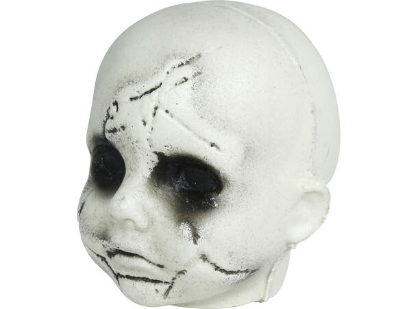 3 Skumle dukkehoder 3 Dekorasjoner i PVC - 10cm 