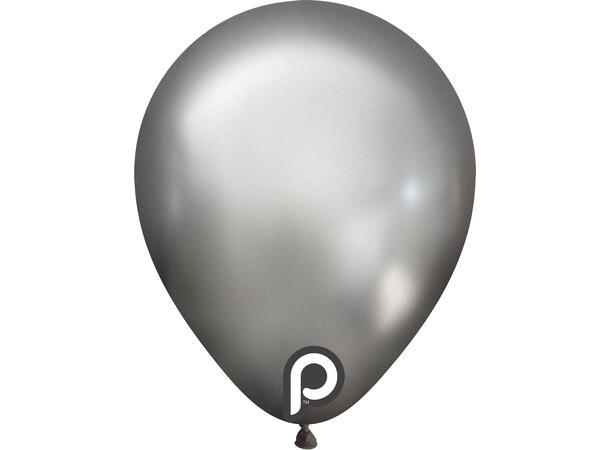 5R - Glam TM Silver 100 Gummiballonger - 13cm (5") 