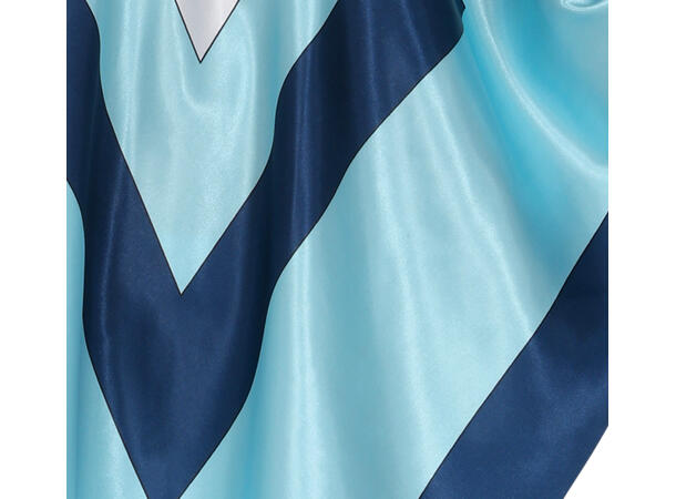 70-talls Poncho - Disco - Blå 1 Damekostyme - str 42-44 (L) 