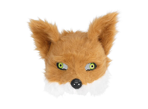 Ansiksmaske - Revehode 1 Maske i plysj - Onesize 