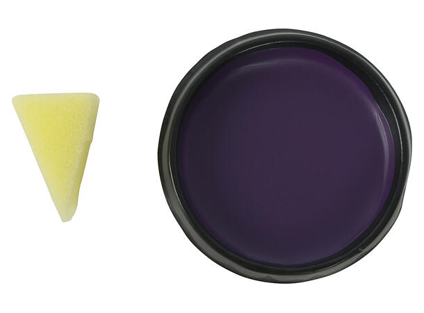 Ansiktssminke med svamp - Lilla 1 Boks sminke - 9g 