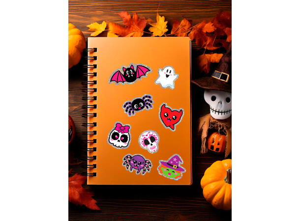 Assorterte Halloween klistremerker 1 Ark med klistremerker - 13x20cm 
