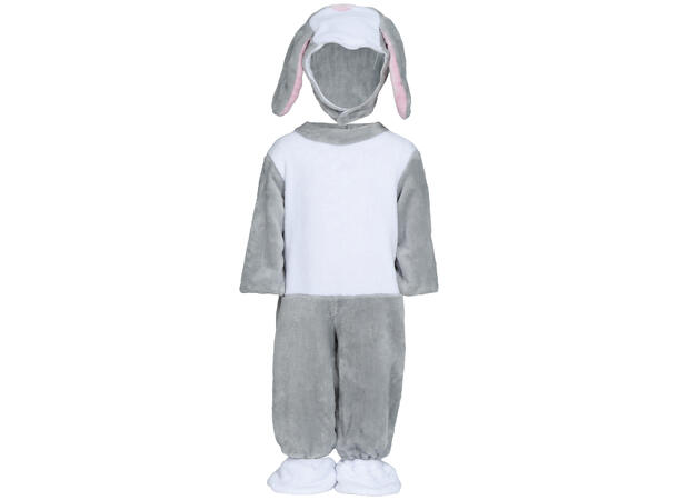 Baby Kanin - Grå/Hvit 1 Babykostyme - Str 18-24 Mnd 