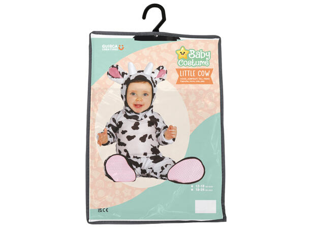 Baby Ku - Sort/hcit 1 Babykostyme - Str 18-24 Mnd 