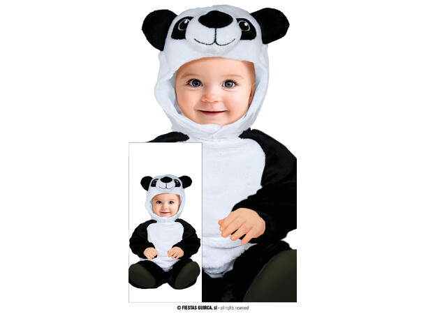 Baby Panda 1 Babykostyme til gutt - Str 18-24 Mnd 