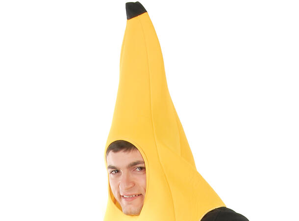 Banankostyme - Gul 1 Kostyme til voksen - Str 52-54 (L) 