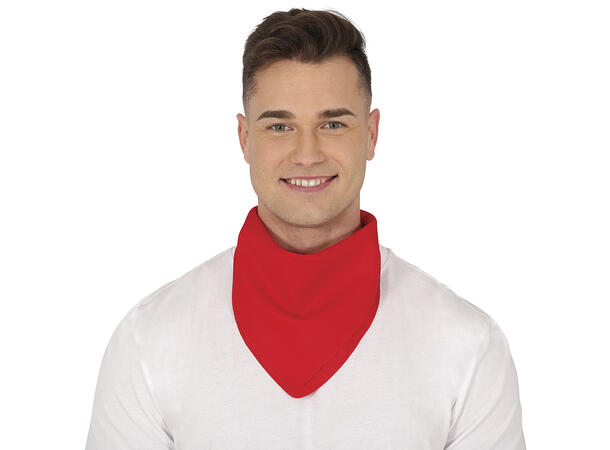 Bandana - Rød 1 Bandana til voksen i polyester 