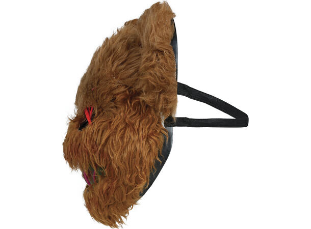 Bjørnemaske med lys og hår 1 Maske i PVC 