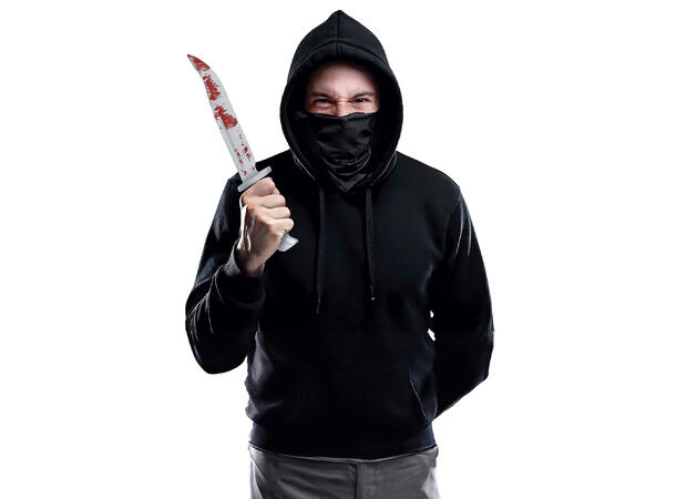 Blodig machete 1 Våpen i PVC - 33cm 