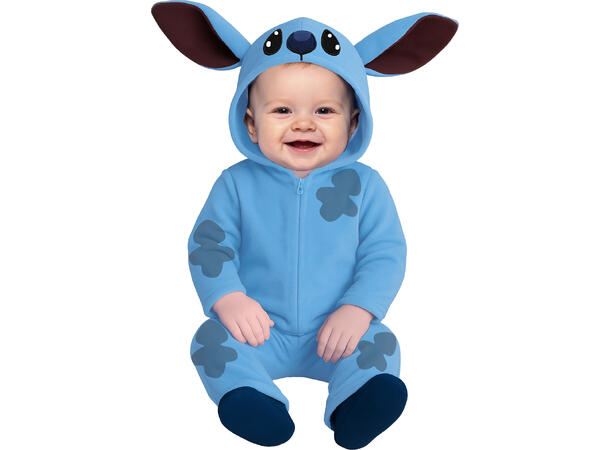 Blue Alien - Barnekostyme 1 Babykostyme - Str 12-18 Mnd 