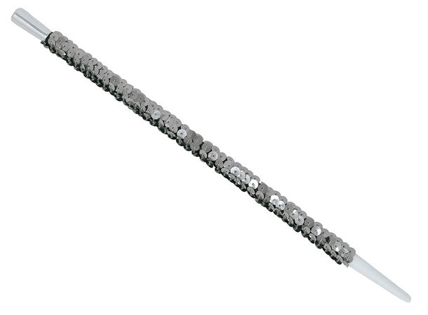 Charlestton - Sigarettmunnstykke - sølv 1 Munnstykke m/paljetter - 30cm 