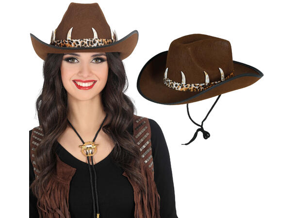 Cowboyhatt - Australia m/tenner 1 Hatt til voksen - Onesize 