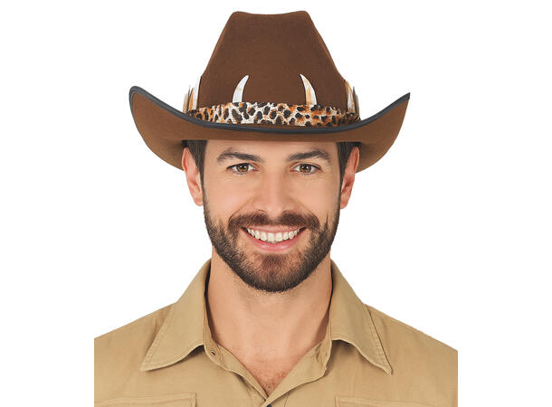 Cowboyhatt - Australia m/tenner 1 Hatt til voksen - Onesize 