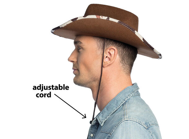 Cowboyhatt - Texas Bull 1 Hatt til voksen - Onesize 