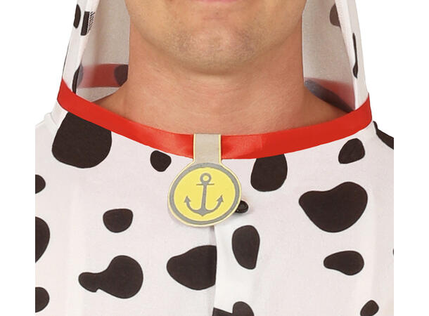 Dalmantiner - Kigurumimi - Onepiece 1 Kostyme til voksen - Str 52-54 (L) 