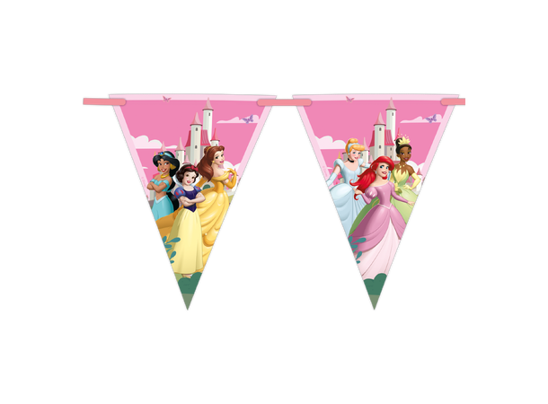 Disney Princess - Create your world 1 FSC - Papir flaggbanner (9 flagg)