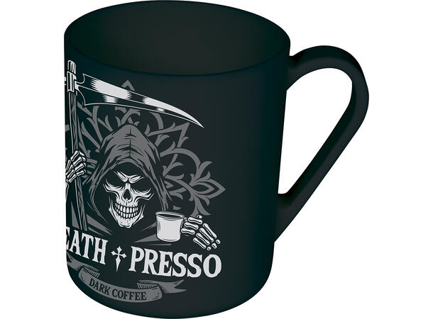 Drikkekrus - "DEATH-PRESSO" 1 Drikkekrus i plast - 10cm 