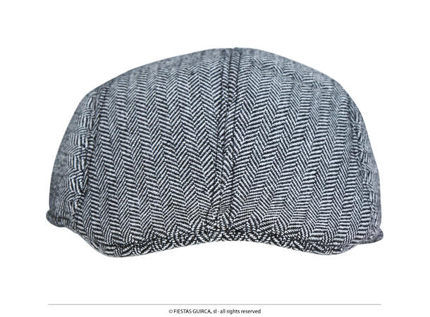 Engelsk Herringbone - Grå 1 Sixpence/beret til herre - Onesize 