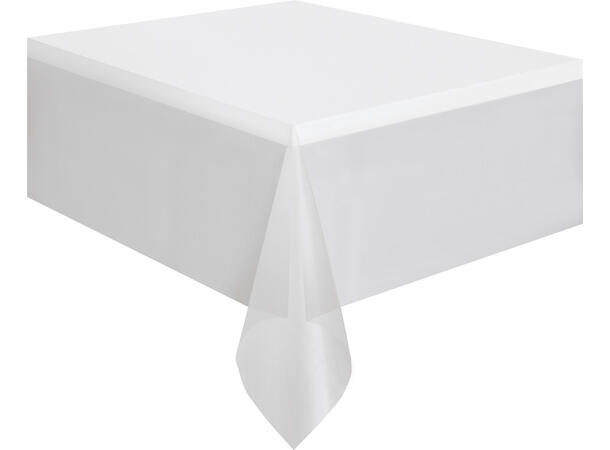 Ensfarget Gjennomsiktig 1 Plastikkduk firkantet - 137x274cm