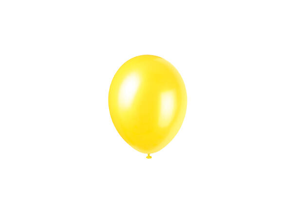 Ensfarget Premium Perlemor - Gul 50 Gummiballonger - 30cm (12")