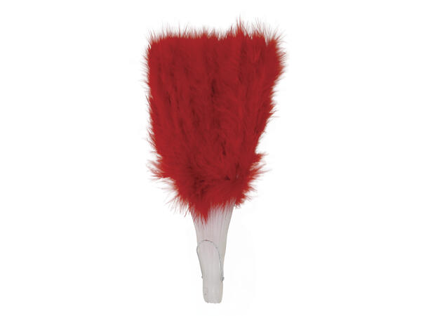 Fjærvifte - Rød 1 Vifte med 16 blader i fjær 