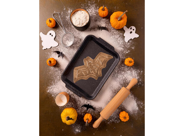 Flaggermus - Kakeform 1 Kakeform i aluminium - 32x19cm 