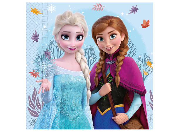 Frozen - Idyllic Wonder 20 Tolags papirservietter - 33x33cm 