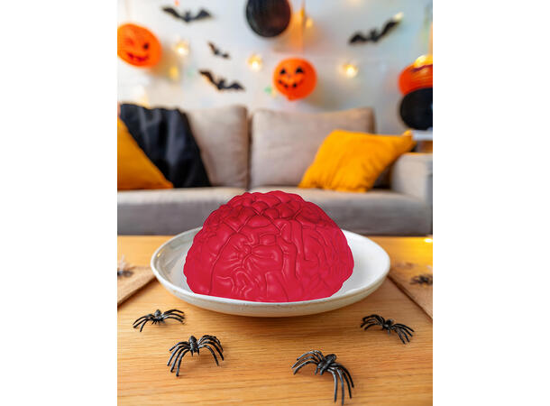 Geléform - hjerne 1 Geléform i silikon - 24x18cm 