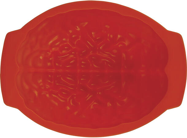 Geléform - hjerne 1 Geléform i silikon - 24x18cm 