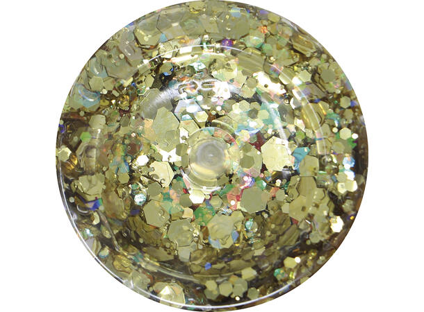 Glitter Gel - Gull 1 Beholder med gel - 20g 