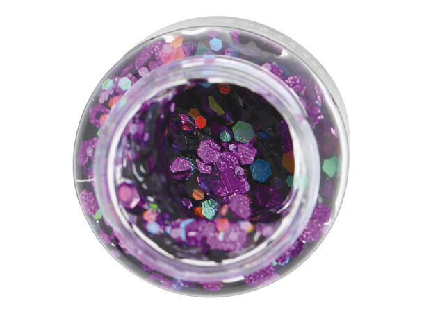 Glitter Gel - Lilla 1 Beholder med gel - 20g 