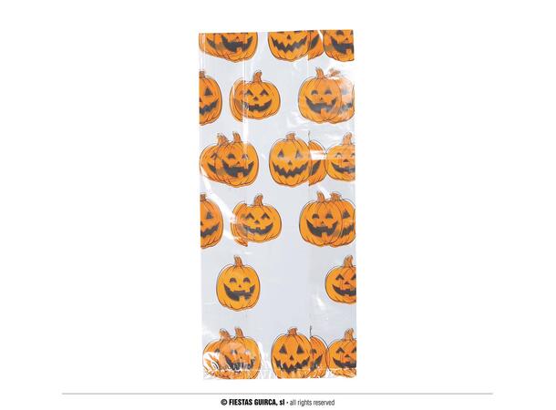 Godteposer - Gresskar 20 godteposer i plast - 28x13cm 