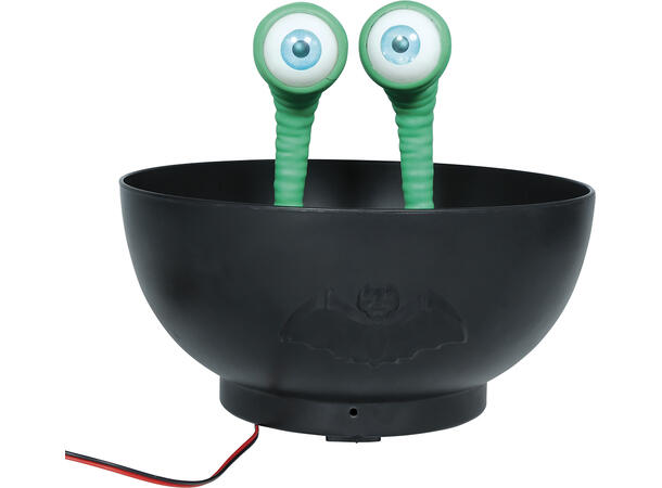 Godteskål m/lyd/lys/bevegelse - Alien 1 Bolle i metall/PVC - 23cm 