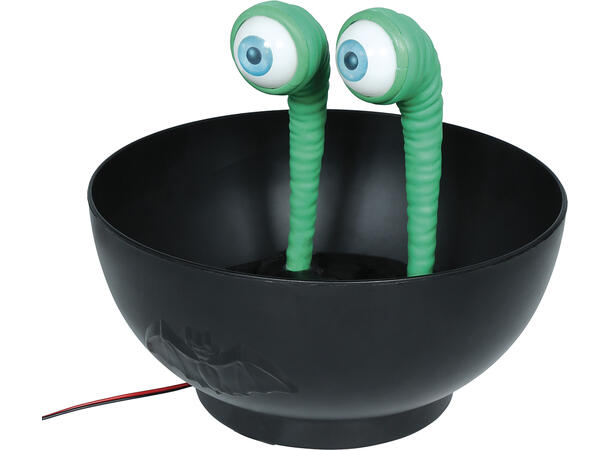 Godteskål m/lyd/lys/bevegelse - Alien 1 Bolle i metall/PVC - 23cm 