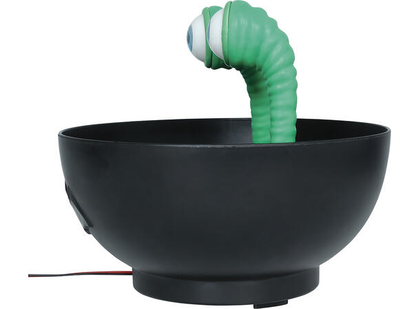 Godteskål m/lyd/lys/bevegelse - Alien 1 Bolle i metall/PVC - 23cm 