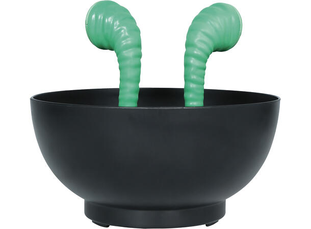 Godteskål m/lyd/lys/bevegelse - Alien 1 Bolle i metall/PVC - 23cm 