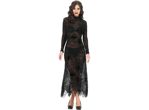 Gothic Lady - Blonder - sort 1 Kostyme til dame - 36-38 (S) 