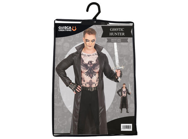 Gothic vampyrjeger - Sort - Mann 1 Kostyme til herre - 52-54 (L) 