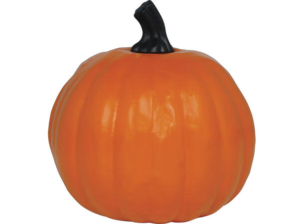 Gresskar m/lys - oransje/sort 1 Gresskar i Skum m/lys - 20cm 