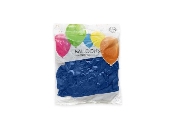 Gummiballonger - Dark Blue 50 Gummiballonger - 30cm (12") 