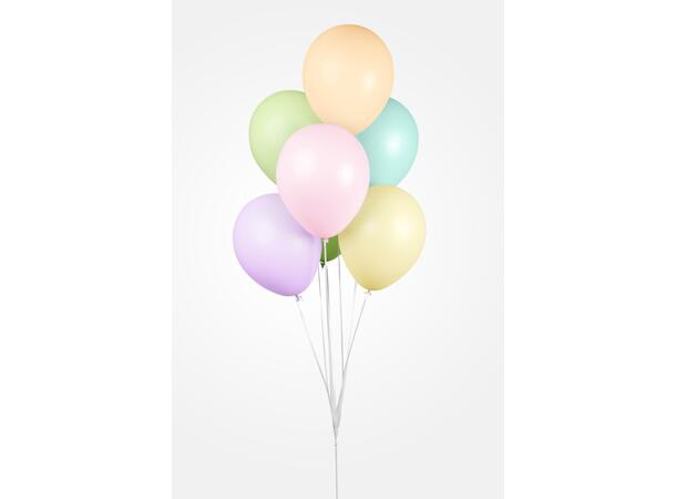 Gummiballonger - Macaron Mix 100 Gummiballonger - 30cm (12") 