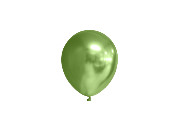 Gummiballonger - Mirror Green 50 Gummiballonger - 30cm (12") 